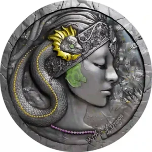 2024 Cameroon 2 Ounce Birth of Aphrodite Silver Proof Coin
