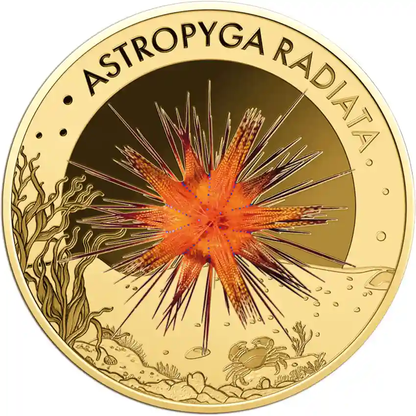 03614468_Astropyga-radiata Republic of Chad 1/1000 Ounce Astropyga Radiata Gold Coin