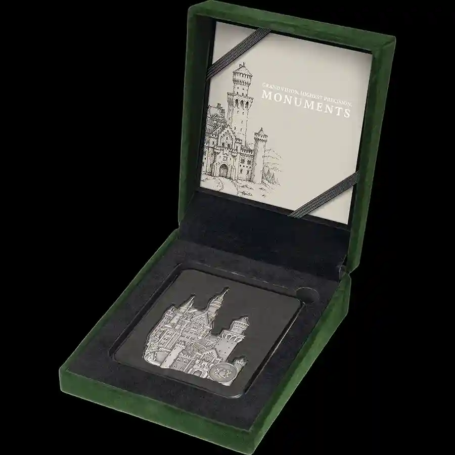 Neuschwanstein-set 2026 Monuments – Neuschwanstein Antique Finish Silver Coin