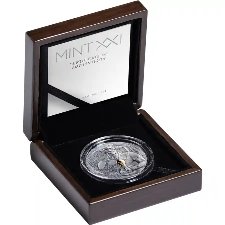 cyborg-set 2026 Dual Essence Cyborg High Relief Antiqued Silver Coin