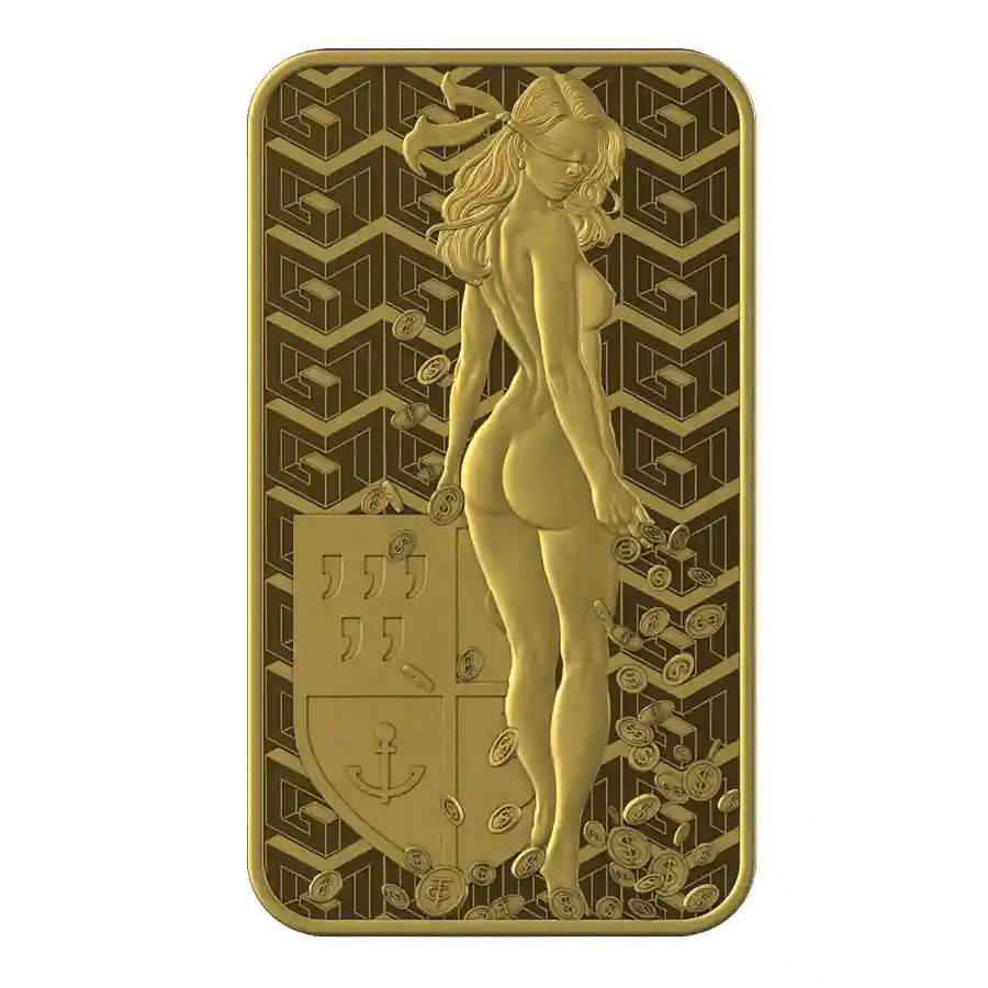 fortuna-1g-rev 2026 1 Gram FORS FORTUNA 99.99% Gold Proof Bar