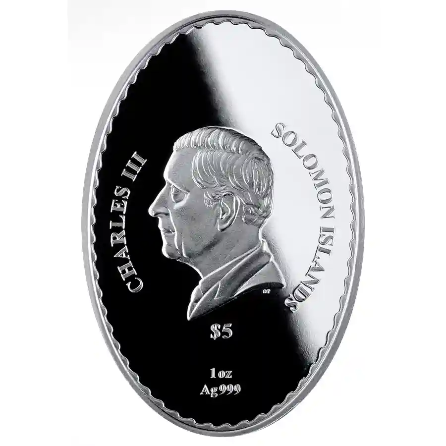 frost-obv 2027 Solomon 1 oz Father Frost & Snow Maiden Silver Coin