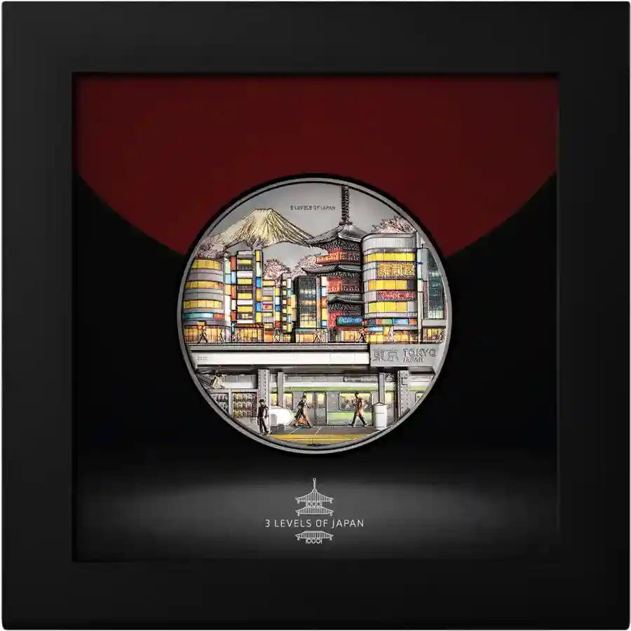 japan-box Reserve today at articoins.com, the 2026 Three Levels of Japan Silver Coin
