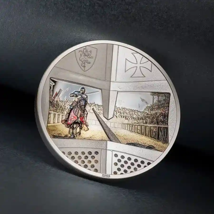 joust-mood 2026 Knight Games Jousting Silver Proof Coin