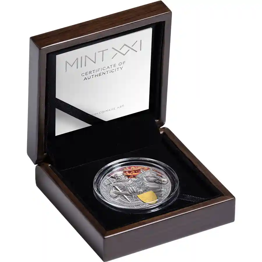 lionheart-set 2026 Richard the Lionheart 24K Gilded Silver Coin