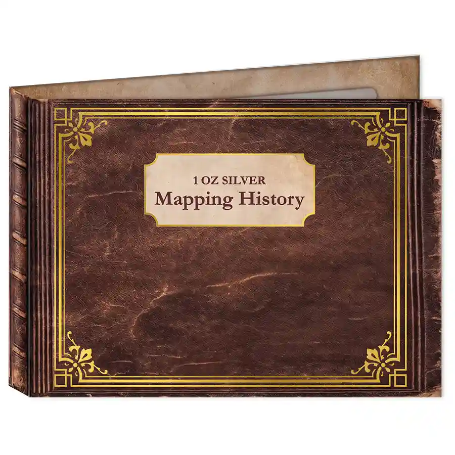 mapping-book-front Secure today, your 17th Century Mapping History Colored Silver Coin at Art in Coins