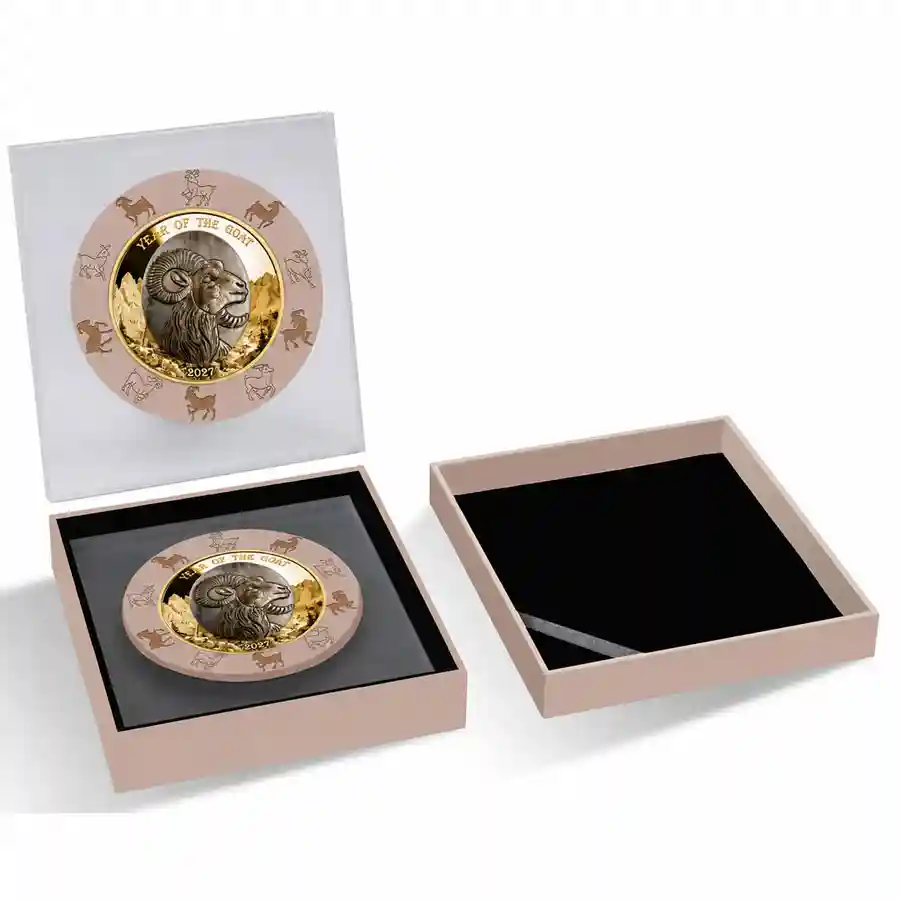 mother-goat-gold-set Reserve today, the ultra exclusive 2027 Year of the Goat Mother of Pearl Gold Coin