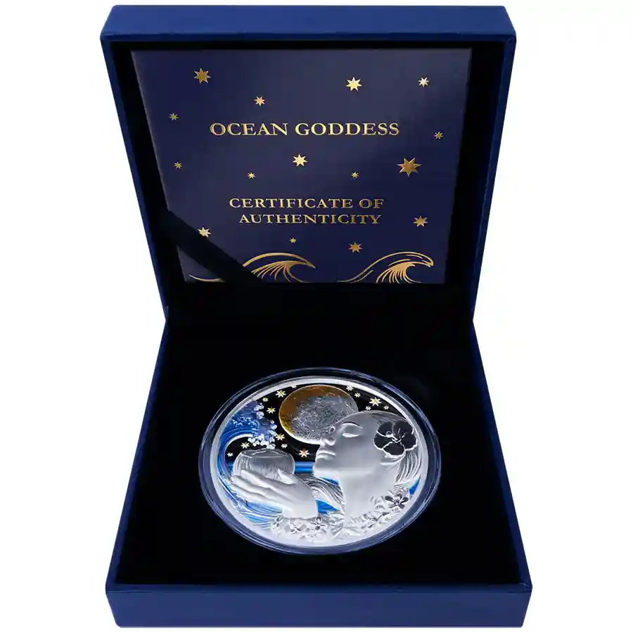 ocean-set 2027 Ocean Goddess Silver Coin