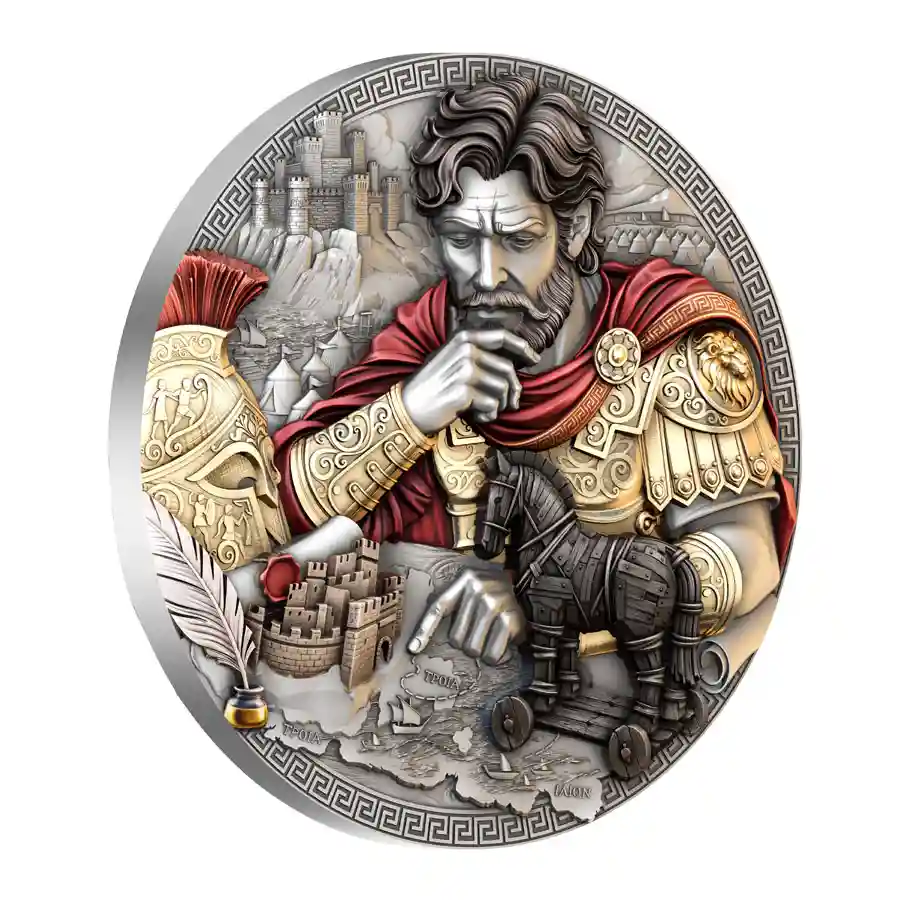 odysseus-iso 2026 Odysseus and the Trojan Horse Silver Coin