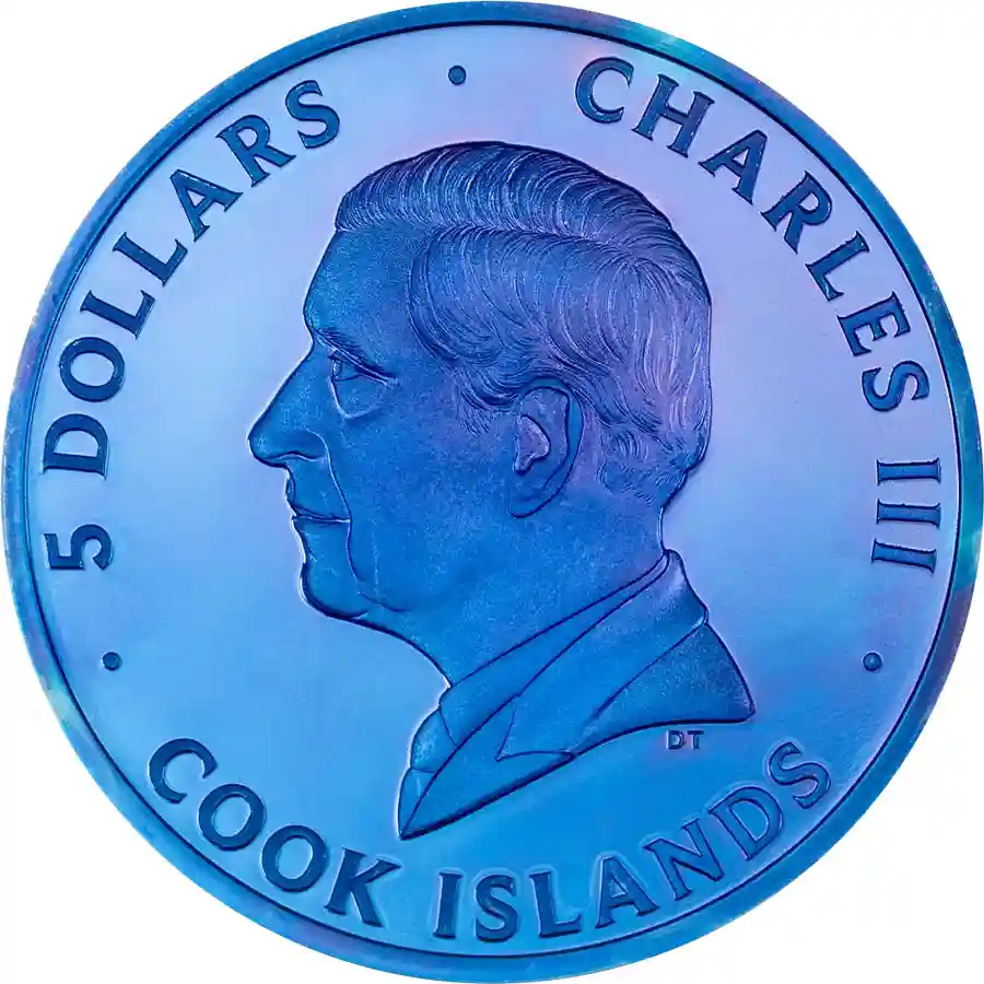 parrot-obv 2026 Cook Islands 1 oz Spectrum Parrot Prisma Color Silver Proof Coin