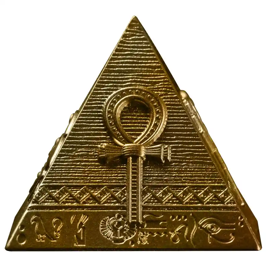 pyramid-1oz-2 2027 Djibouti 1 oz Pyramids of Giza Shape Minted Silver Coin