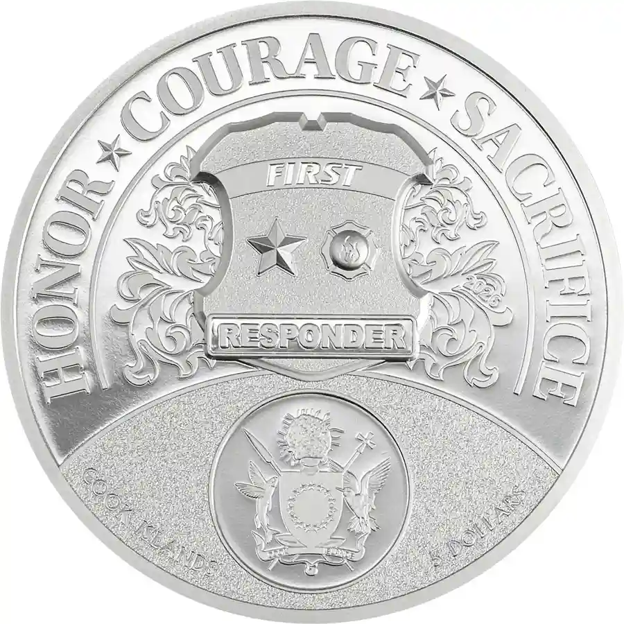responder-obv 2026 Cook Islands First Responders Silver Proof Coin Set