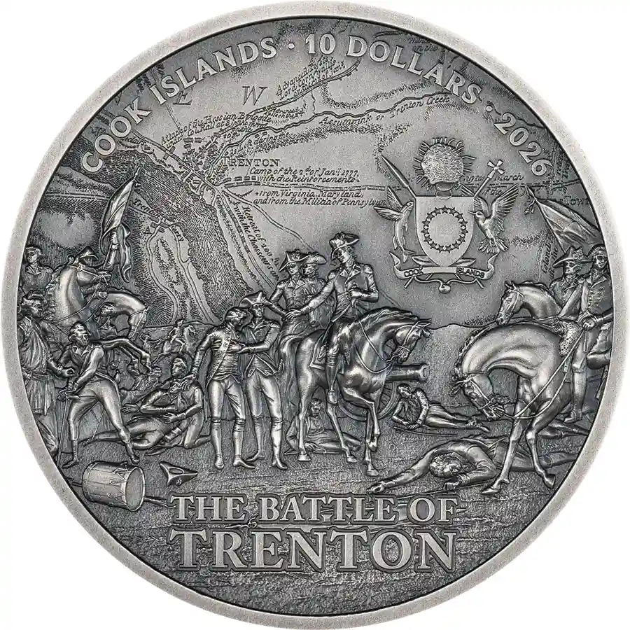 delaware-obv 2026 Forging of Independence - Crossing the Delaware Silver Coin