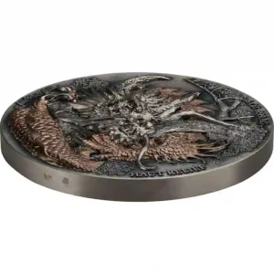 2024 Ivory Coast 2 X 5 oz Edition Signature Dragon Silver Coins 2024 Ivory Coast 2 X 5 oz Edition Signature Dragon Silver Coins