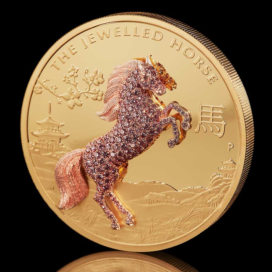 2021 Australia Jewelled Horse Gold Proof Coin 2021 Australia Jewelled Horse Gold Proof Coin