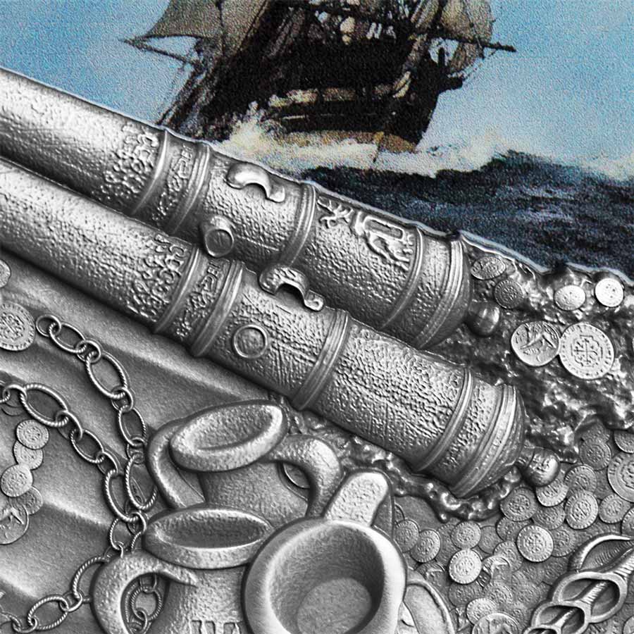 2022 Niue oz Grand Shipwrecks San Jose High Relief Color Antique Finish Silver Coin 2022 Niue oz Grand Shipwrecks San Jose High Relief Color Antique Finish Silver Coin