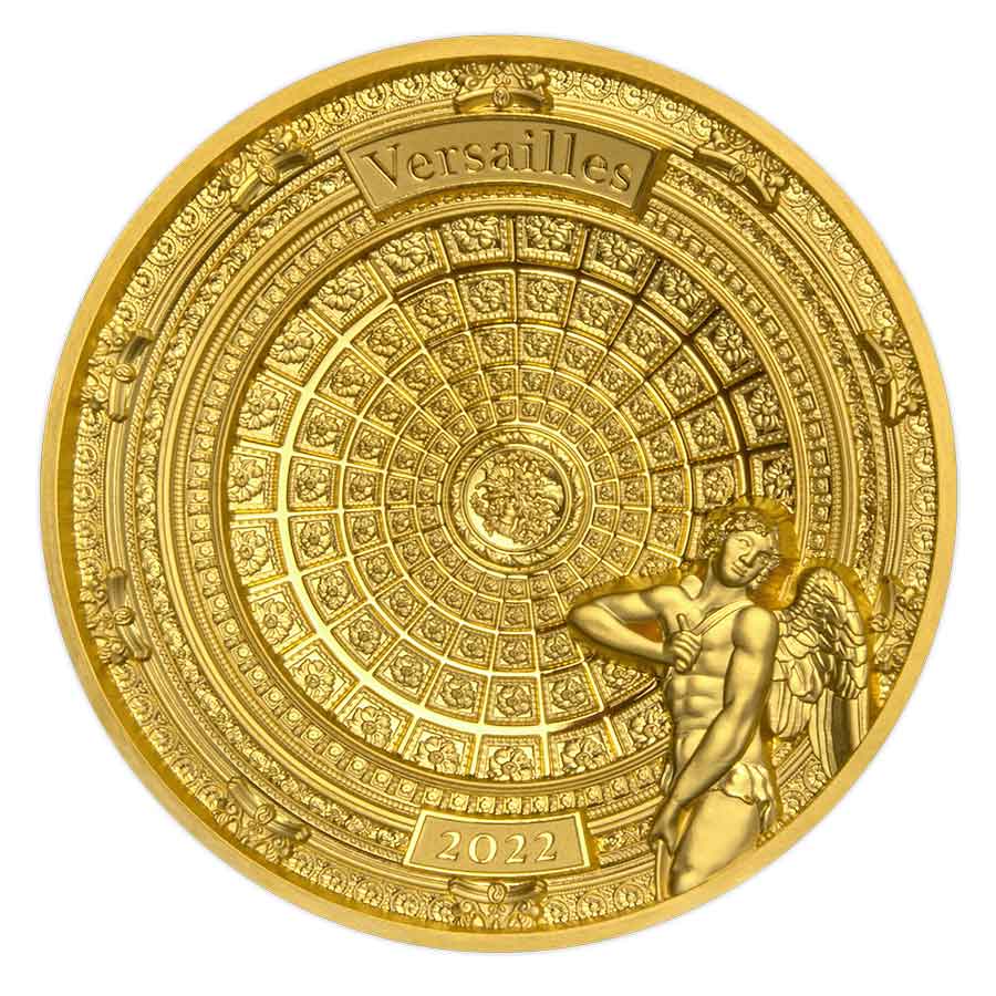 2022 Solomon Islands 100 Gram 4-Layer Versailles Temple of Love High Relief Gold Coin 2022 Solomon Islands 100 Gram 4-Layer Versailles Temple of Love High Relief Gold Coin