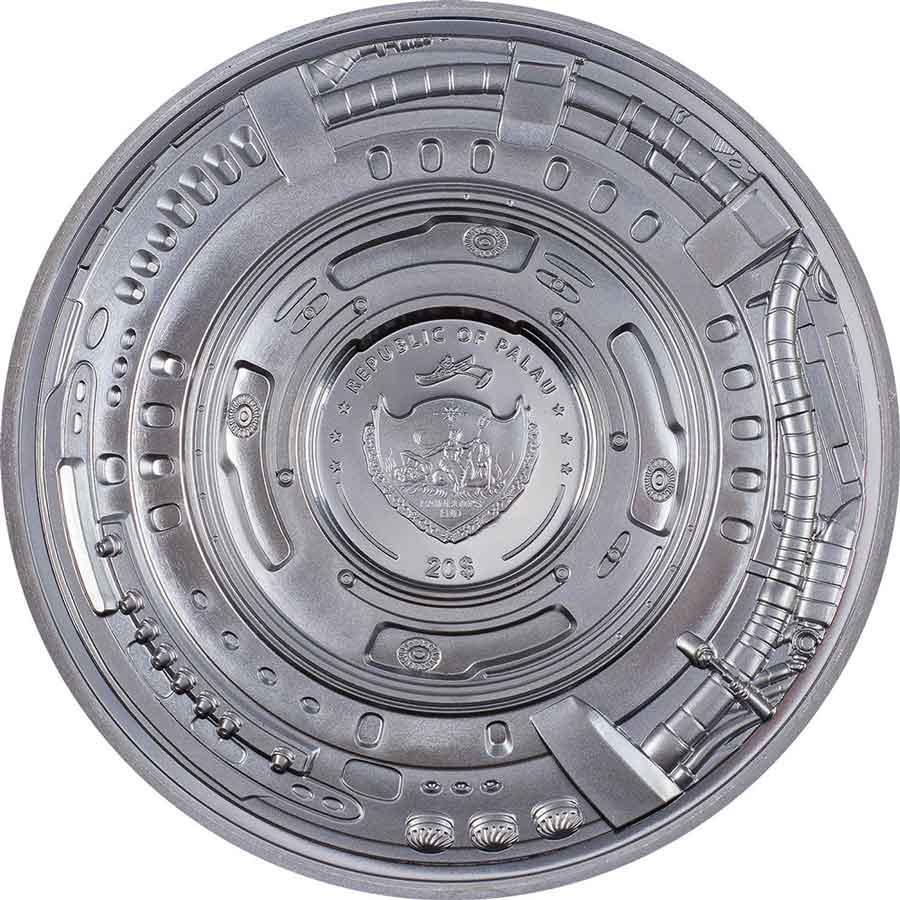 2022 Palau 3 oz Baby Cyborg Revolution Ultra High Relief Black Proof Silver Coin 2022 Palau 3 oz Baby Cyborg Revolution Ultra High Relief Black Proof Silver Coin
