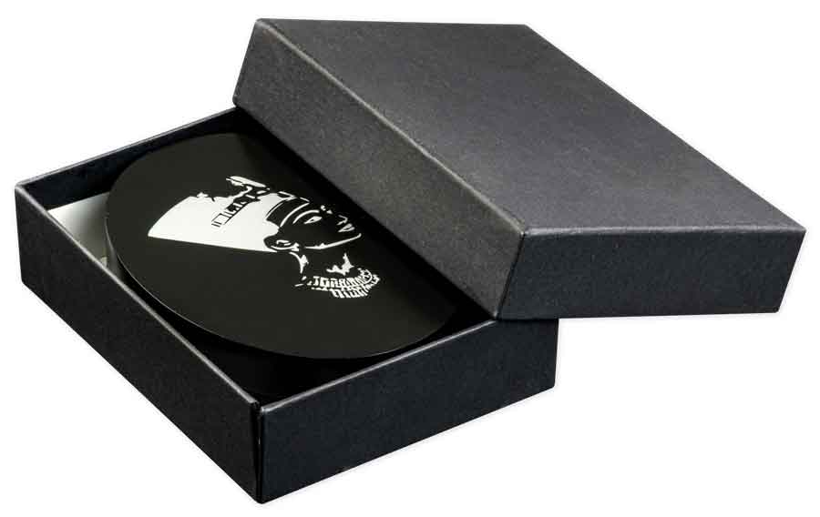 3oz-Nefertiti-Outer-Box_oblique_v1 2023 Djibouti 3 oz Nefertiti Bust 3D Shaped Antiqued Silver Coin