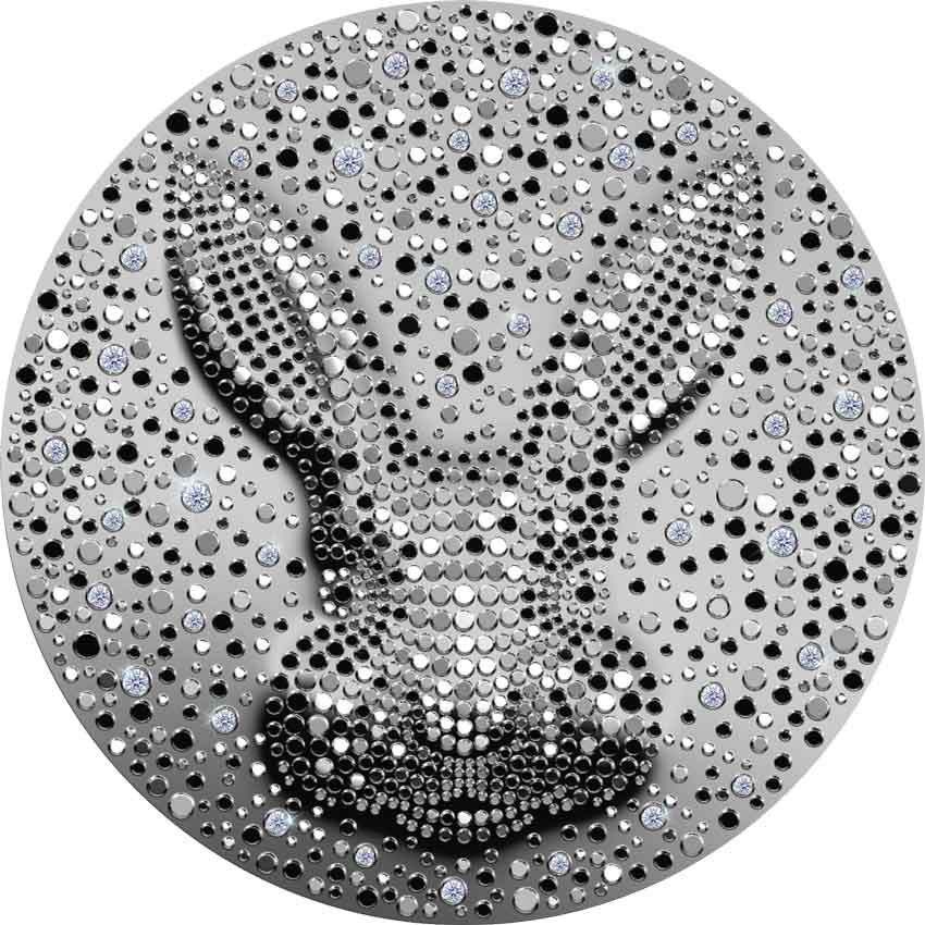 1kg-The-Black-Water-Rabbit--reverse 2023 Niue 1 Kilogram Black Water Rabbit High Relief Proof-like Silver Coin