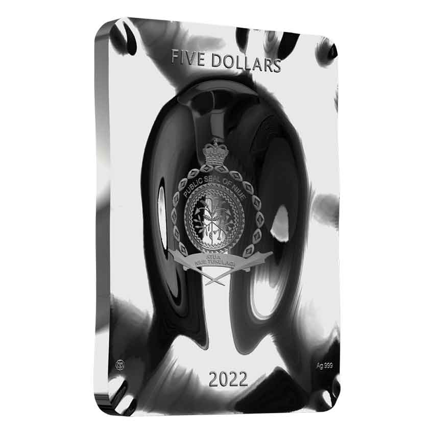 Mirror-People-obverse 2022 Niue Mirror People 2 oz High Relief Black Proof Silver Coin