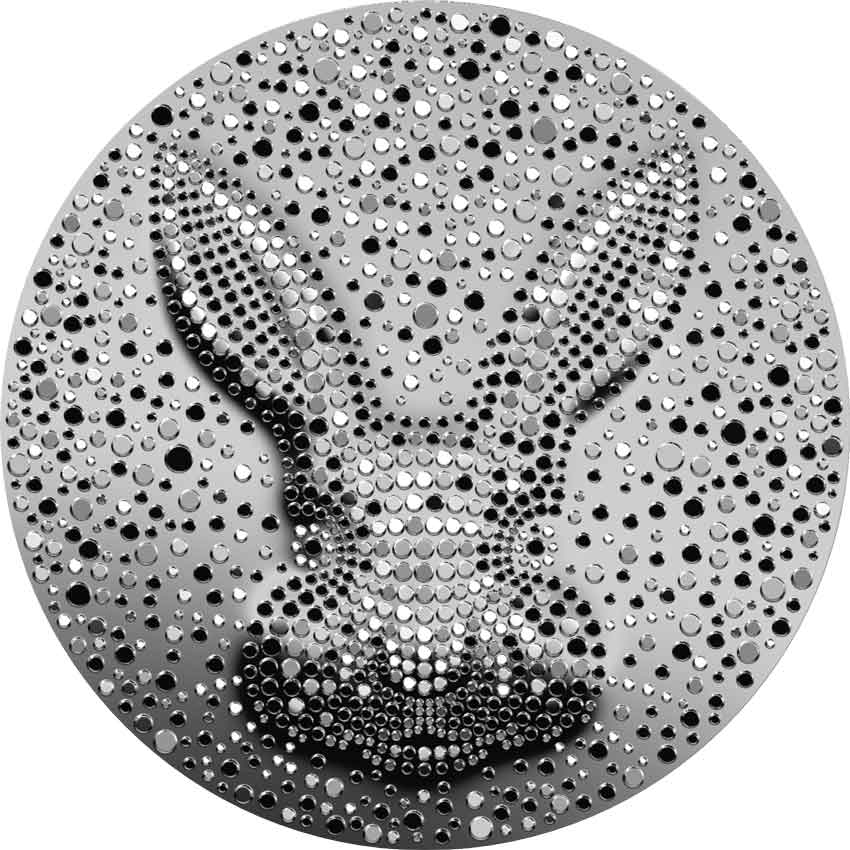The-Black-Water-Rabbit-2oz-reverse 2023 Niue 2 Ounce Black Water Rabbit High Relief Proof-like Silver Coin