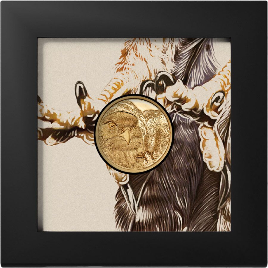 30285_Mongolian-Falcon-Gold-1-10oz_x Mongolian Falcon 1/10th oz Gold Proof Coin