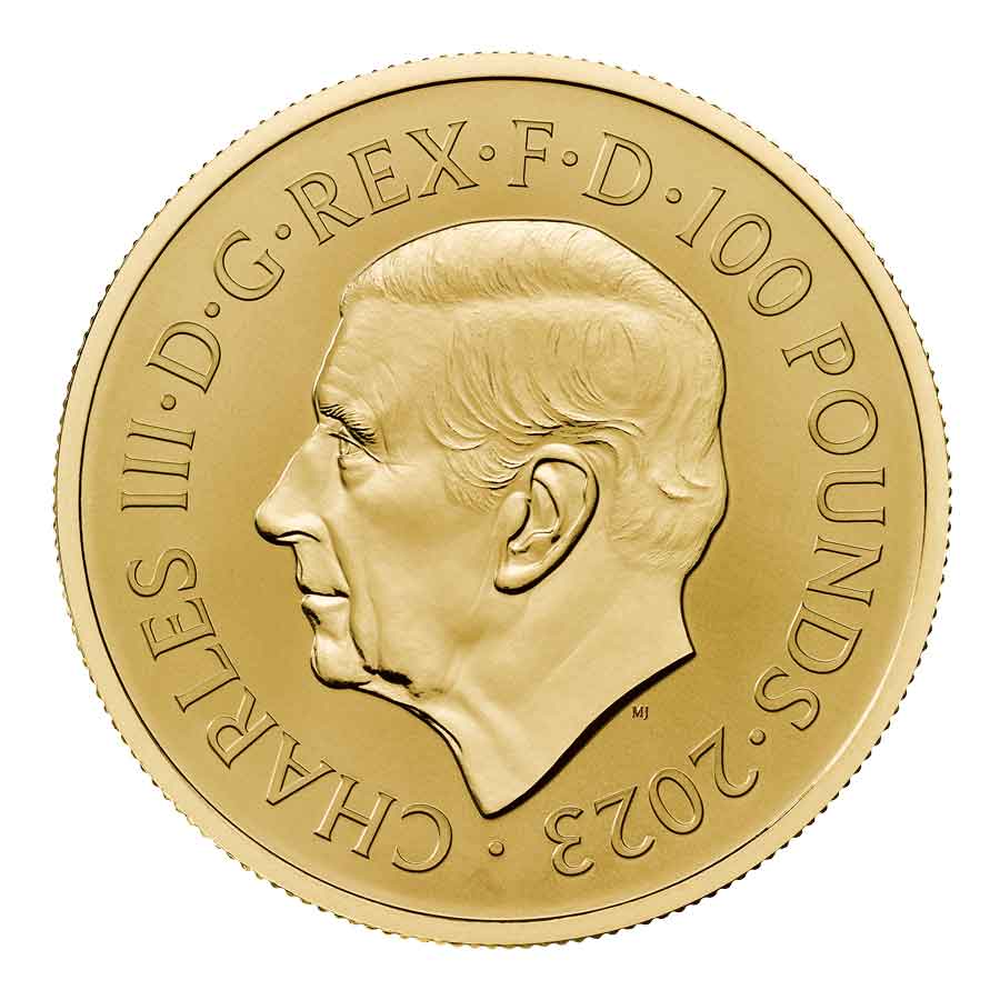 The-Britannia-Frosted-Set-1oz-Obverse---BR23GFRFS 2023 Britannia 1 oz Reverse Frosted Gold Proof Coin Set