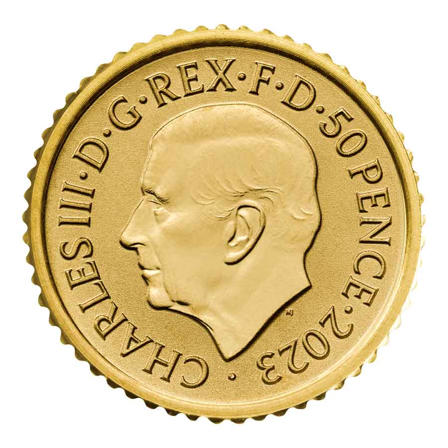The-Britannia-Set-1-40oz-Obverse---BR23GFRFS 2023 Britannia 1/40 Reverse Frosted Gold Proof Coin