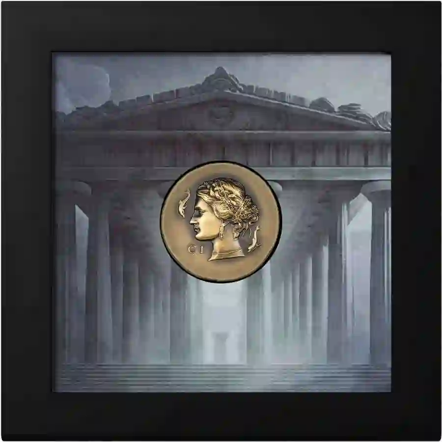 30343_Arethusa-1oz-Au_x 2023 Arethusa 1 oz Ultra High Relief Antique Finish Gold Coin