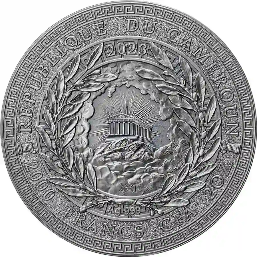 GGM_Perseus-and-Andromeda_obv_1000x1000 2023 Cameroon 2 oz Perseus & Andromeda 24K Gilded High Relief Silver Coin