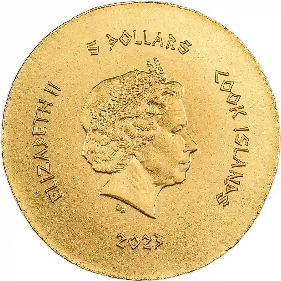 30389_Honey-Bee---Ephesus_o Ancient Greece Honey Bee Silk Finish Gold Coin