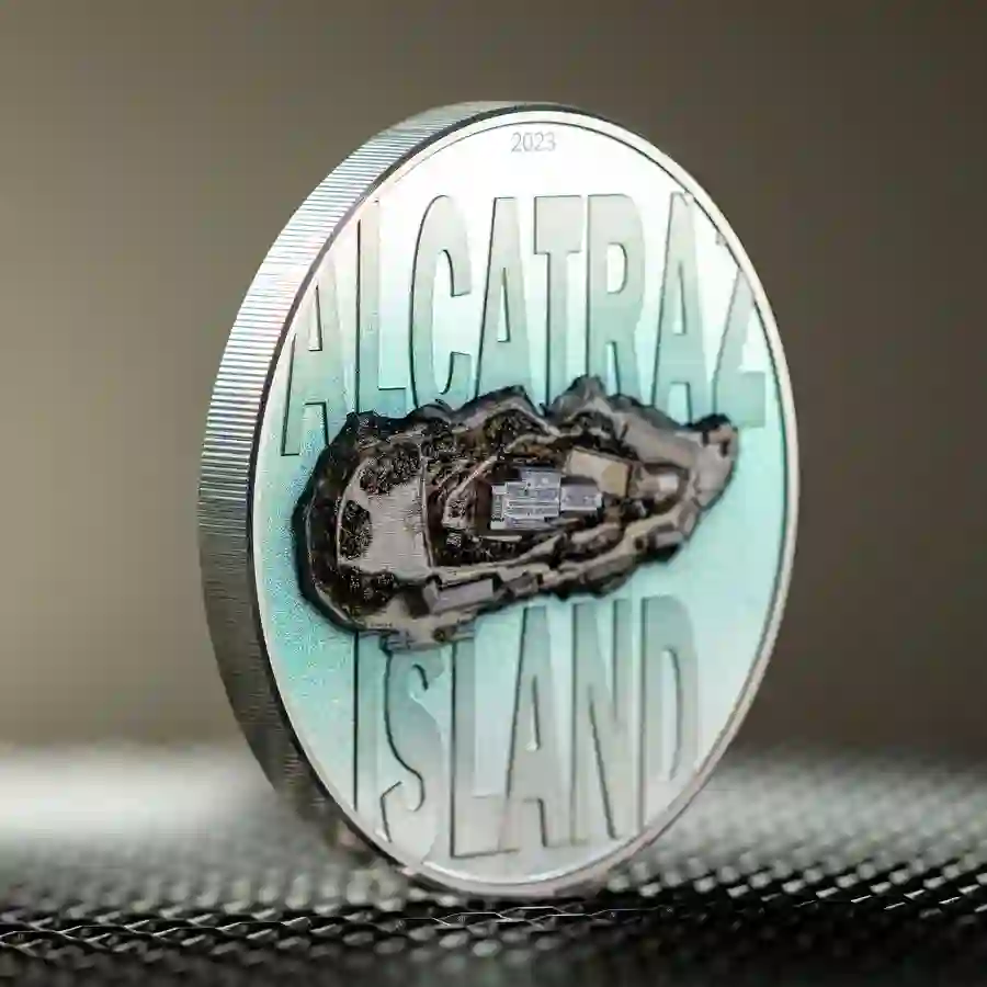 30400_Alcatraz-Island_s2 2023 Alcatraz Island High Relief Silver Proof Coin