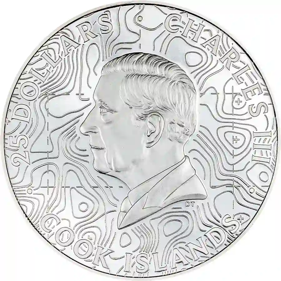 30453_Topography---Grand-Canyon_o 2023 Cook Islands 5 oz Topography Grand Canyon Ultra High Relief Silver Coin