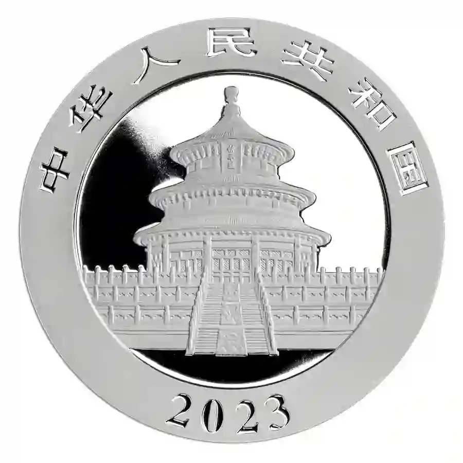panda-coin-obv 2023 Silver Panda BU Coin