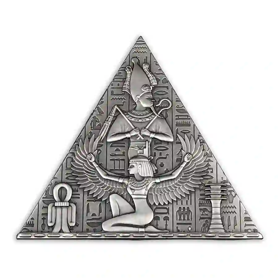 pyramid-2 2023 Ancient Egypt Pyramid 1 kg Silver Coin
