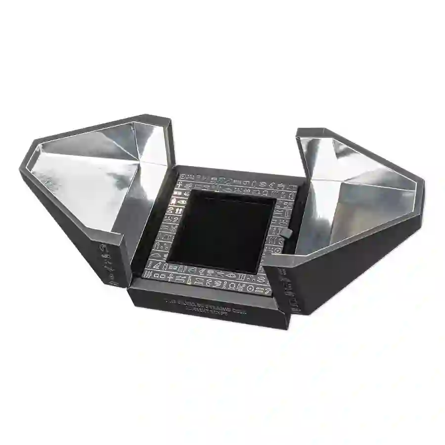 pyramid-box-inner Djibouti 1 Kilo Ancient Egypt Pyramid Silver Coin