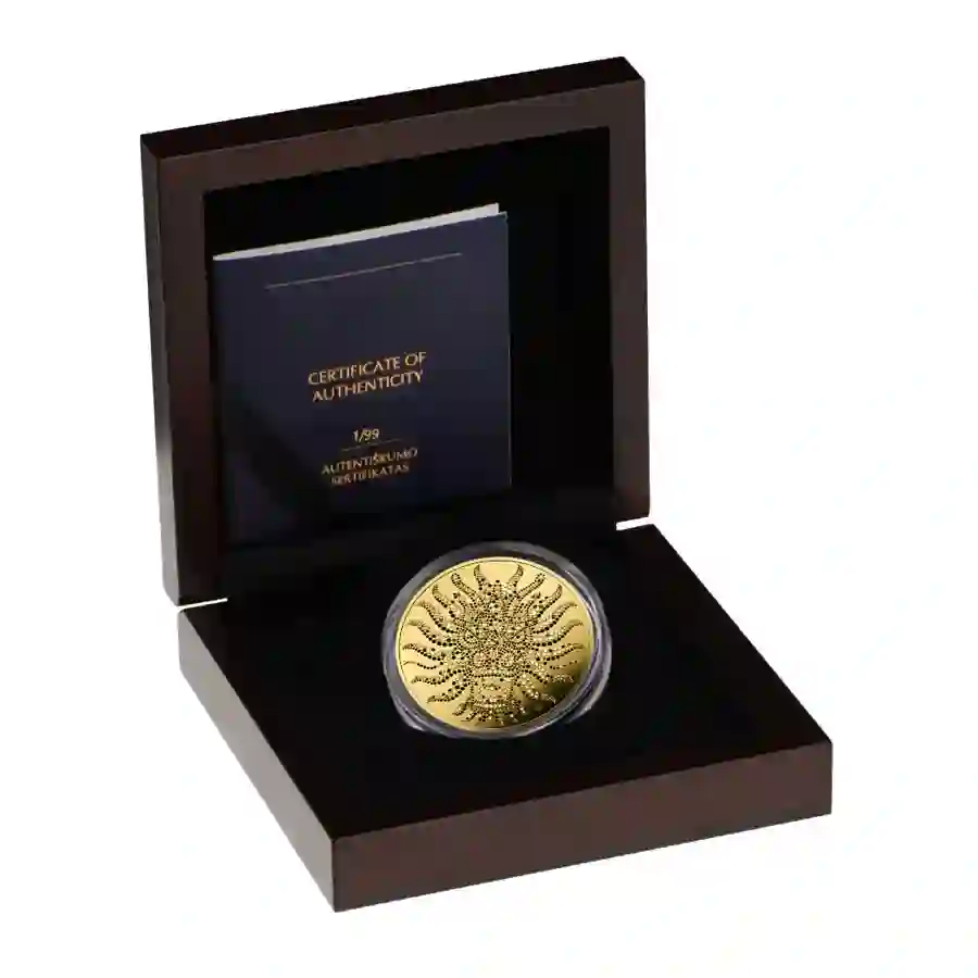 1-oz-au-box Year of a Dragon 1 Ounce Proof-like Gold Coin