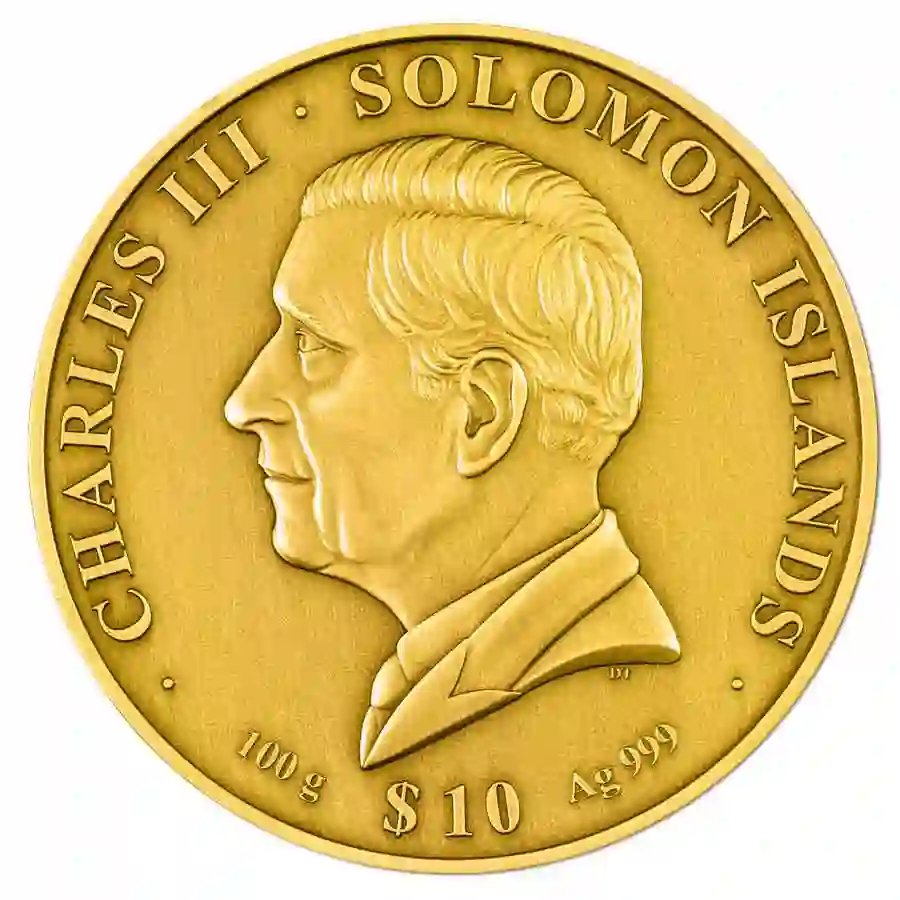 24_4-Layer_Gardens_of_Babylon_100g_AU_OV_frontal_Retusche 2024 MultiLayer Gardens of Babylon High Relief Gold Coin