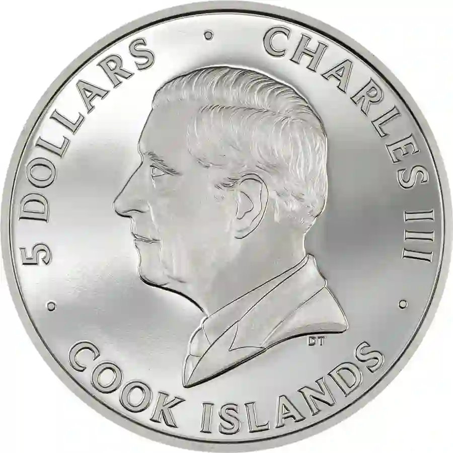 30392_Underlook---Under-Cat_o 2024 Cook Islands 1 oz Underlook Under-Cat High Relief Silver Proof Coin