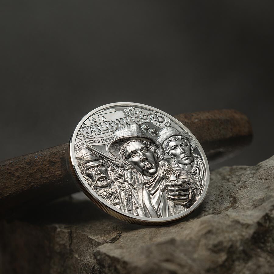 30523_Wild-West-Silver-1oz_s1 Wild West Legends Ultra High Relief Silver Proof Coin