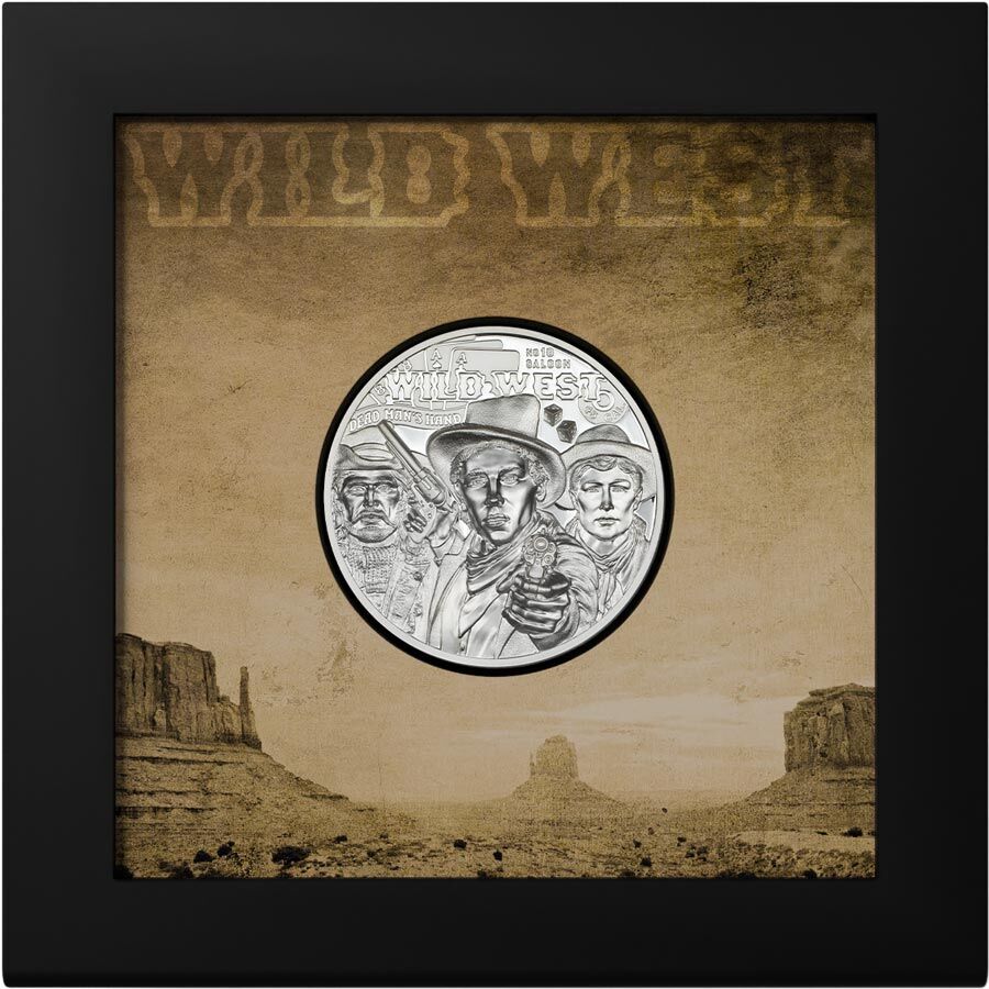 30523_Wild-West-Silver-1oz_x 2024 Legends Wild West Ultra High Relief Silver Proof Coin