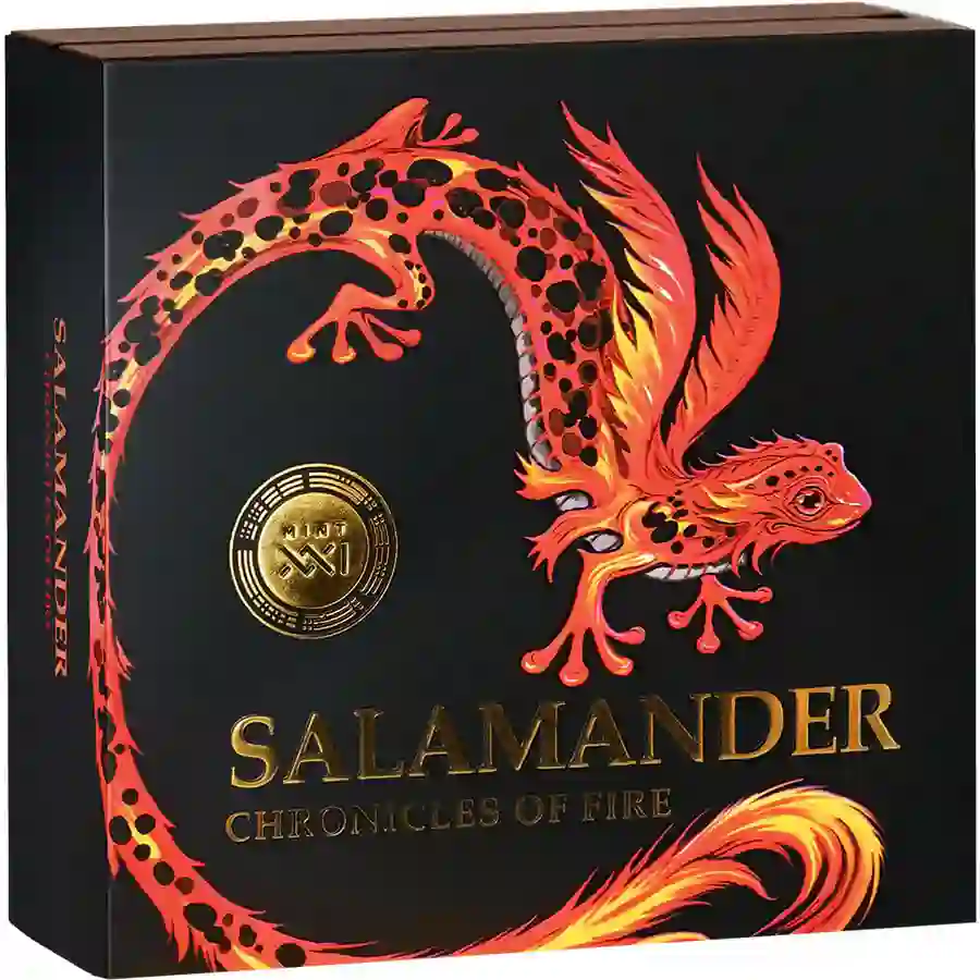 CF_Salamander_box1_1000x1000 2024 Ghana Salamander High Relief Silver Coin
