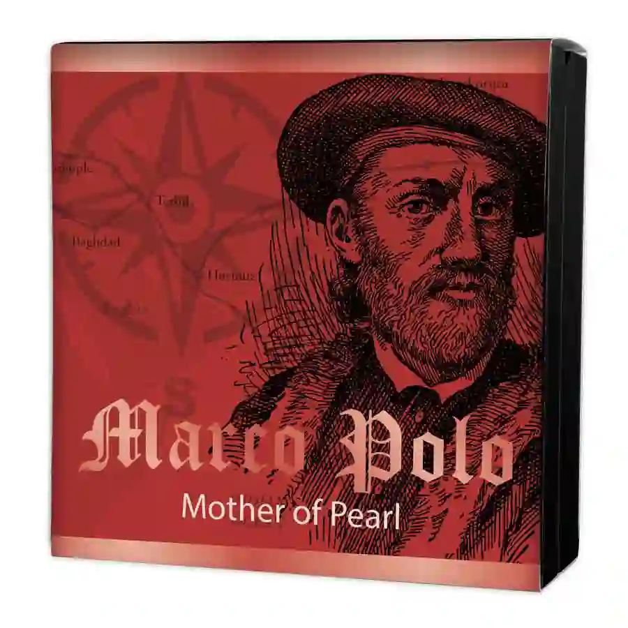 Marco_Polo_2024_Packaging 2024 Marco Polo Mother of Pearl 24K Gold Proof Coin