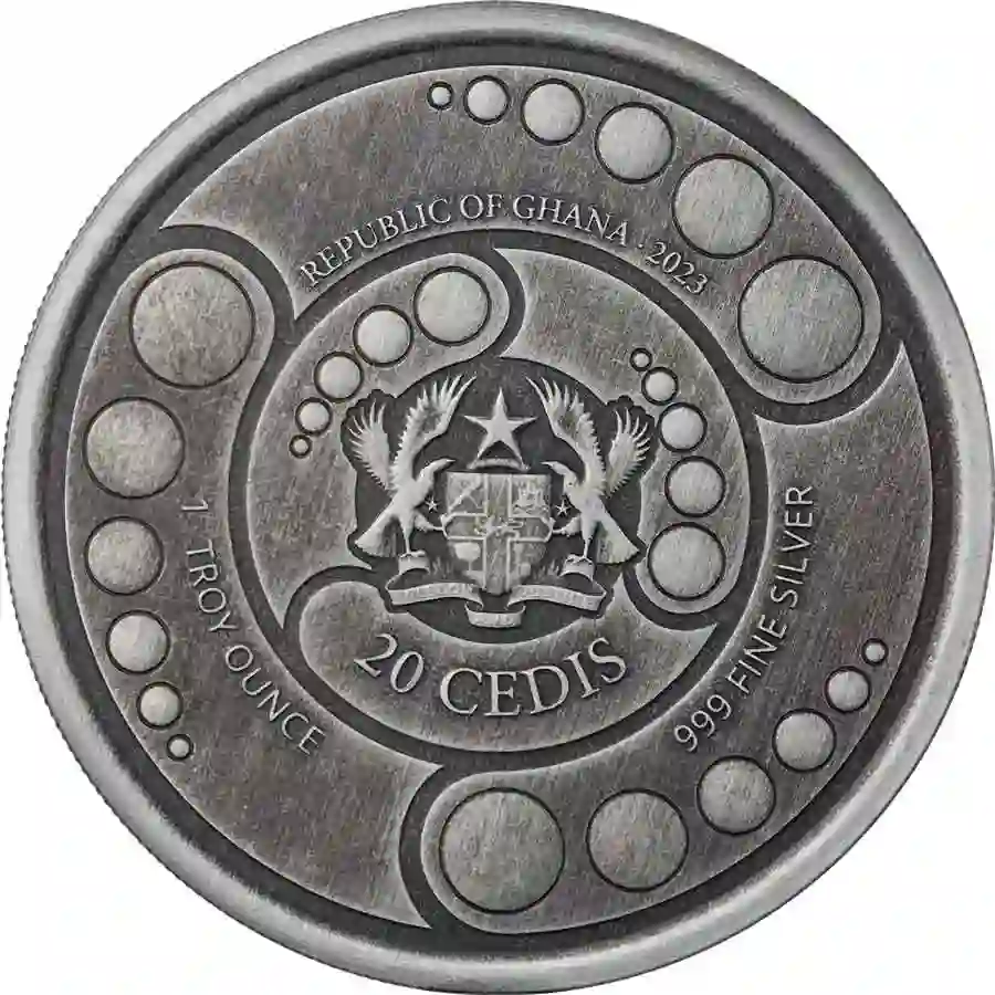 2023-Scottsdale-Mint-Ghana-Alien-Invasion-is-Here-One-Troy-Ounce-999-Fine-Silver-Antique-Coin-06 2023 Alien Invasion Antique Silver Coin