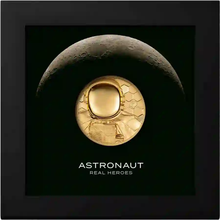 30681_Real-Heroes-2024---Astronaut-1oz-Au_x 2024 Real Heroes Astronaut High Relief Gold Proof Coin