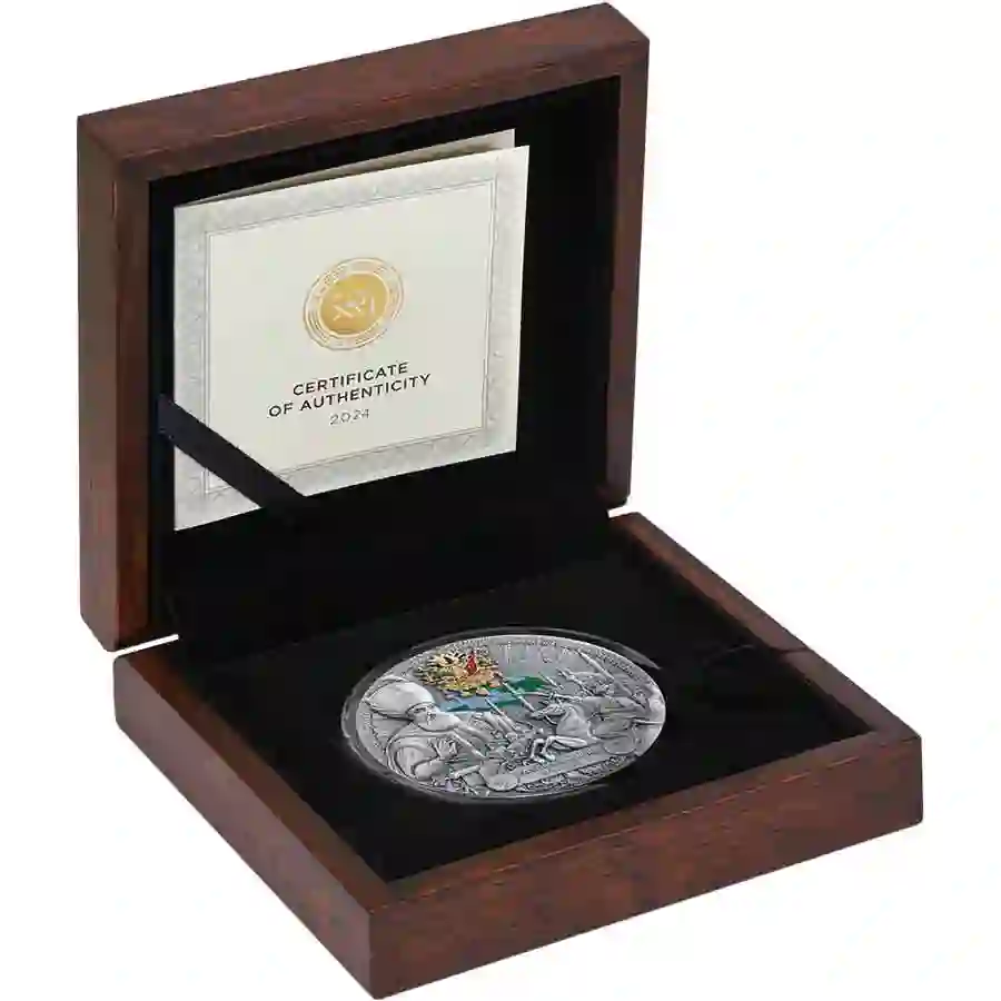 LGE_Ottoman-Empire_box2_1000x1000 2024 Ottoman Empire 24K Gilded High Relief Silver Coin