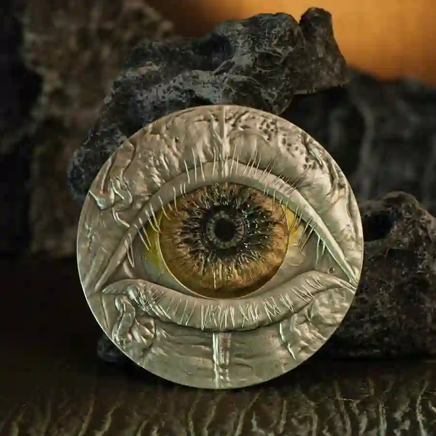 Cyclopes-Mood-Shot--(8) 2025 Gabonaise Polyphemus Cyclops High Relief Color Silver Coin