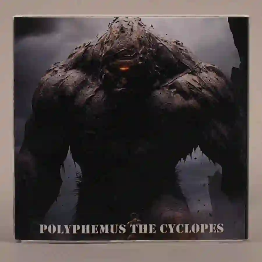 Packaging-(8) Polyphemus the Cyclops High Relief Color Silver Coin