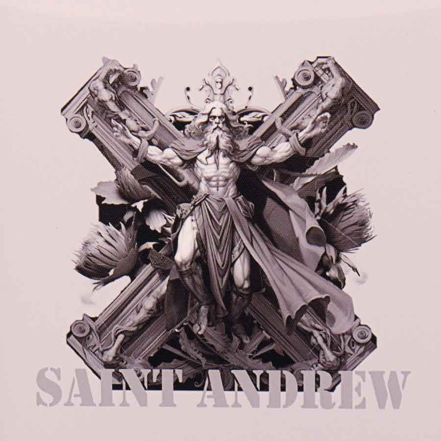 box-antique St. Andrew 12 Apostles Antique Finish Silver Coin